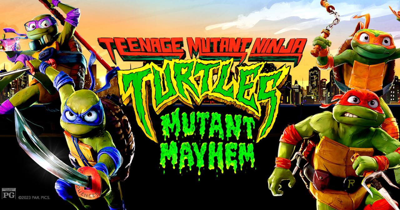 فيلم Teenage Mutant Ninja Turtles: Mutant Mayhem 2023 مترجم كامل اون لاين HD
